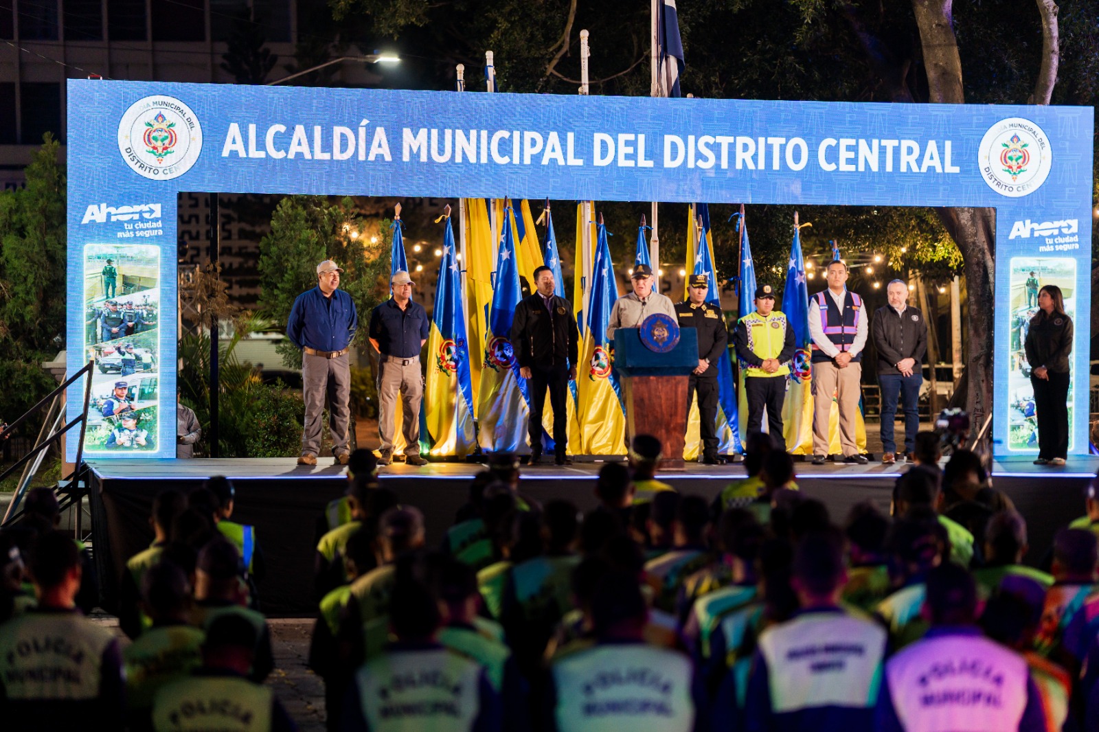 Alcalde de Tegucigalpa realizó extensa jornada de seguridad, inspecciones y supervisión de obras en sus primeros 100 días de gestión