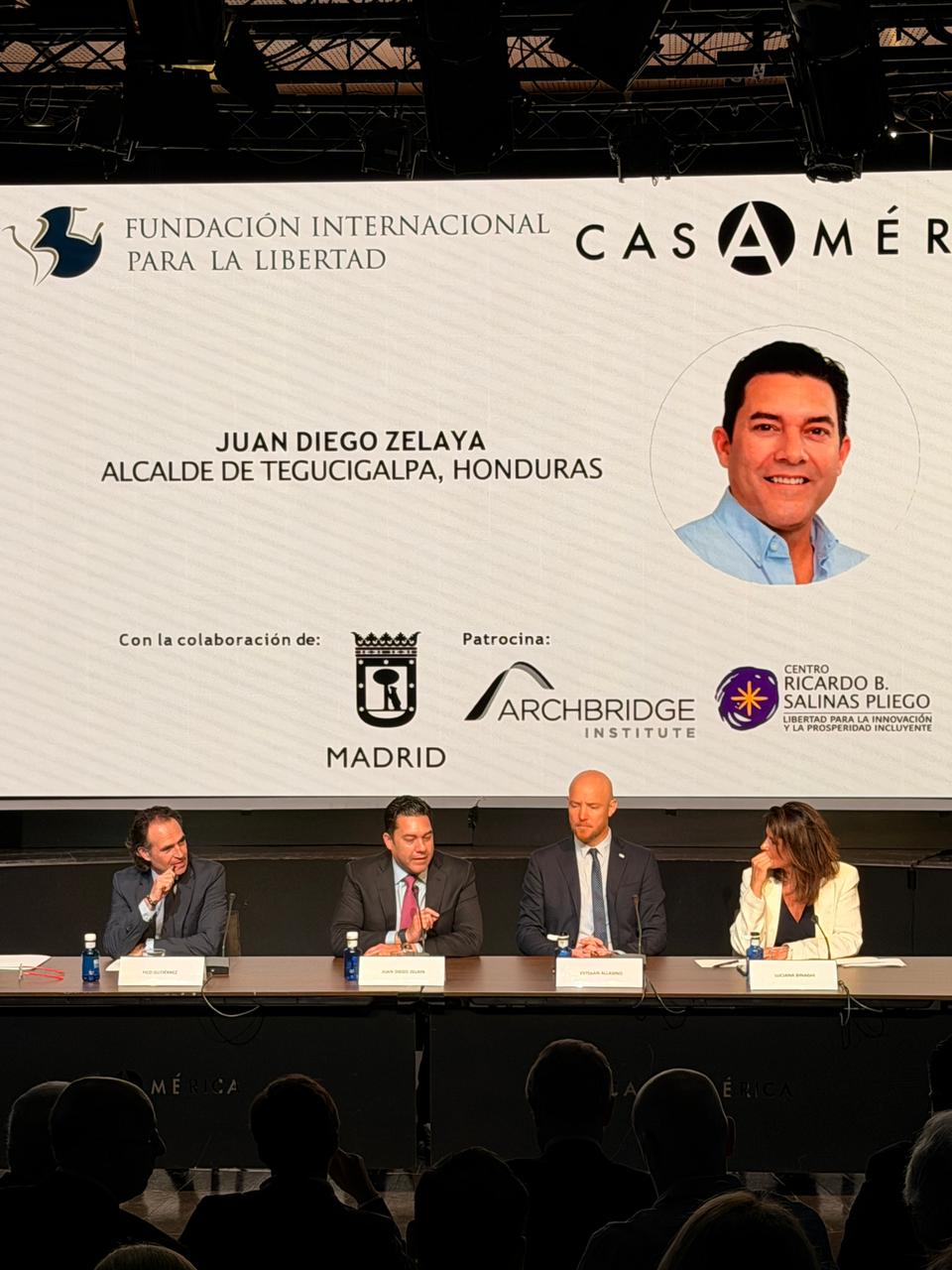 Imagen de galería de Tegucigalpa entra al mapa de las grandes ciudades del mundo: alcalde Juan Diego Zelaya sostiene encuentro privado con el alcalde de Madrid